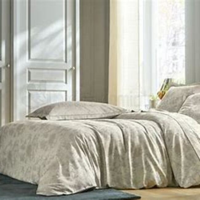 Housse de couette Sakura Argenté + 2 taies d'oreillers 65x65