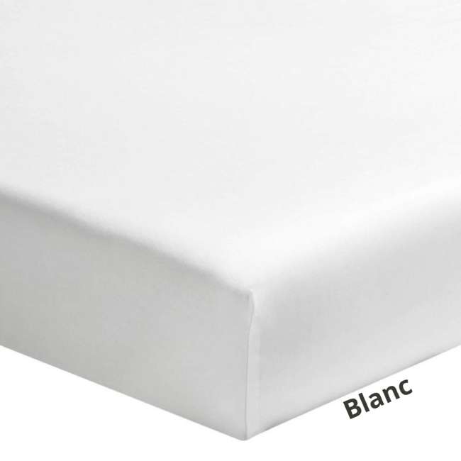 DRAP HOUSSE ESSIX ROYAL LINE - BLANC