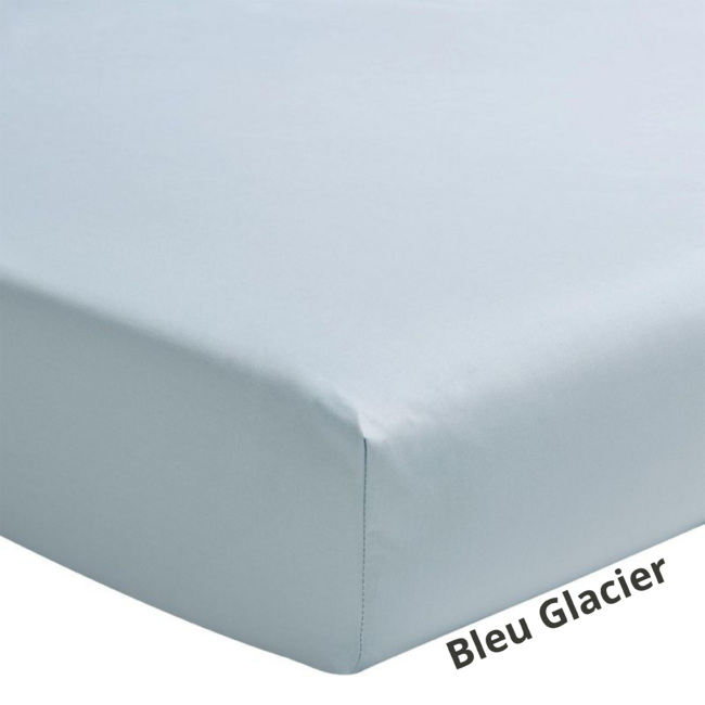 DRAP HOUSSE ESSIX ROYAL LINE - BLEU GLACIER