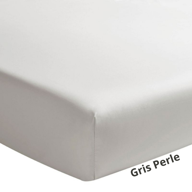 Drap housse Essix Drap housse percale Royal, matelas épais - Blanc - 120 x  190 cm